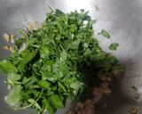 A picture of step 2 of Aloo Maithi (Fenugreek) leaves stuff Paratha.
