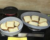A picture of step 1 of Chilli Cheese Toast.