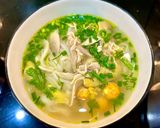Hình bước làm 2 của món Phở gà xé