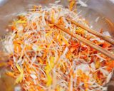 Hình bước làm 2 của món Đùi gà chiên xù (món chay)