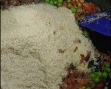 A picture of step 4 of Upma veggie cakes.