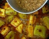 A picture of step 9 of Amba Khatta (traditional odia style instant raw mango pickle).