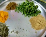 A picture of step 3 of Masala Chholiya.