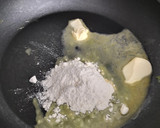 Foto del paso 5 de la receta: Bacalao con patatas y bechamel de espinacas