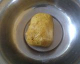 A picture of step 3 of #Karela puri.