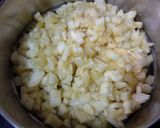 A picture of step 1 of Pineapple Chutney.