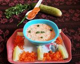 खीरा गाजर रायता (Kheera Gajar Raita recipe in hindi) रेसिपी चरण 2 फोटो
