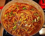 A picture of step 12 of Mike's Prime Rib Yakamein Soup.