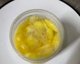 Gambar langkah 1 resipi Ais Krim Jeruk Mangga.