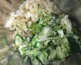 A picture of step 3 of Red fish Smørrebrød med Agurksalat (cucumber salad).