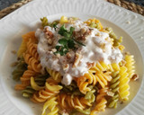 Foto del paso 7 de la receta: Fusilli con crema de queso y soja