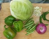 A picture of step 1 of Mixed Vegetable Sandwich.