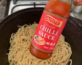 A picture of step 4 of Beef stirfry pasta | spaghetti.