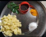 A picture of step 2 of Poha (Healthy breakfast).