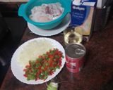 Foto del paso 1 de la receta Calamares en salsa con papas sancochadas