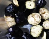 A picture of step 1 of Eggplant fry 🍆🍆🍆.