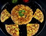 A picture of step 5 of Lauki Handvo - Gujarati Handvo - Bottlegourd Pan Cake.