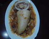 Foto del paso 6 de la receta Calamar de Cadiz, relleno en salsa al vino Fino de Jerez