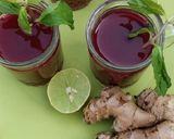 બીટ - ગાજર શોર્ટ્સ (beet-gajar shots recipe in gujarati) રેસીપી સ્ટેપ2ફોટો