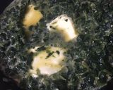 Foto del paso 2 de la receta: Tortilla fácil de espinacas rellena c queso