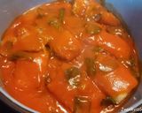 Foto del paso 4 de la receta Bacalao con tomate y pimientos