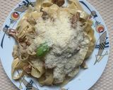 Bandnudeln mit Pfifferlingen in Sahne Rezeptschritt 8 Foto