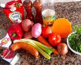 Foto del paso 1 de la receta: Guiso de otoño con porotos de manteca y chorizo #Mercado