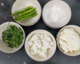 A picture of step 1 of Dahi kabab.