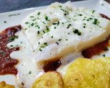 Foto del paso 7 de la receta: Ventresca de bacalao en papillote con salsa de tomate y allioli de bacalao