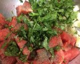 A picture of step 1 of Fruit and raw veggie salad for (weightloss).