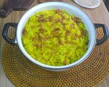 Foto langkah ke 4 dari resep Nasi Kuning versi Kukus.