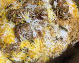 A picture of step 8 of Chicken Biryani.