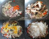 A picture of step 2 of Herbed Fried Rice with Mackerel.