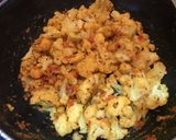 A picture of step 4 of Masala gobi.