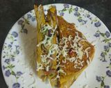A picture of step 3 of Pudla Sandwich.