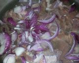 A picture of step 1 of Spinach soup.