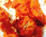A picture of step 4 of Tandoori chicken Karhai.