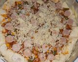 Foto langkah ke 7 dari resep Pizza Mushroom Sosis (Rumahan anti gagal).