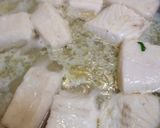 Foto del paso 6 de la receta Merluza al vapor con crema de calçots. Receta 5*