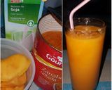 Foto del paso 2 de la receta: Batido naranja (orange smoothie) de zanahoria, mango y soja