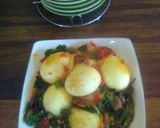 Foto langkah ke 3 dari resep Telur pokcoy saos tiram pedas.