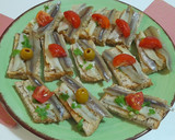 Foto del paso 3 de la receta: Matrimonio -anchoas y boquerones en vinagre-