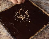 A picture of step 8 of Crunchy Peanut Butter Chocolate Tart.