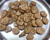 A picture of step 2 of Raw banana or kachaa Kela.