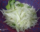 Foto langkah ke 1 dari resep Tumis pepaya muda.