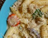 Foto langkah ke 5 dari resep Creamy Chicken and Mushrooms Penne.