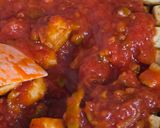 Foto del paso 3 de la receta: Tofu en salsa de tomate comercial 🥫incluyo análisis de etiqueta 🍅 🫒Festejo vegano