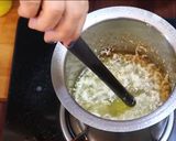 A picture of step 5 of Rabri ghever.