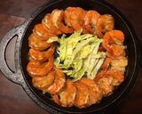 A picture of step 2 of California Farm Tapas: Wood Fired Scampi.