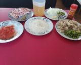 Foto del paso 1 de la receta Timbal de arroz con bacon y setas y espárragos